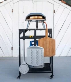 Ooni - Tafel - Medium - Pizza Tafel - 60x80x 90cm - RVS - Zwart -Heng Kookserie Winkel 1035x1200