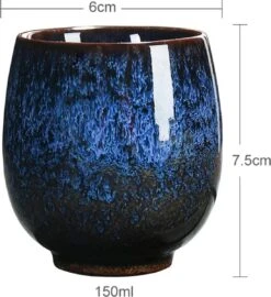 Simple Solutions Set Van 4 Koffiekopjes - Keramiek - Koffiebeker 150 Ml Zonder Oor - Mooi Cadeau Voor Man En Vrouw -Heng Kookserie Winkel 1096x1200