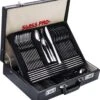 Swiss Pro+ Bestekset In Koffer-72 Delig-12 Persoons-Zwitsers Kwaliteit-Complete Set-100% Roestvrijstaal-Modern -Heng Kookserie Winkel 1103x1200