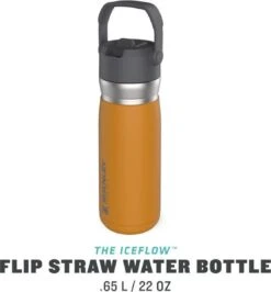 Stanley The IceFlow™ Flip Straw Water Bottle 0,65L - Thermosfles - Saffron 8 Stanley The IceFlow™ Flip Straw Water Bottle 0,65L - Thermosfles - Saffron -Heng Kookserie Winkel 1114x1200