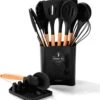 VAIVE Kookgerei Set 13-delig Met Houder - Keukengerei Set - Garde - Spatel Silicone -Heng Kookserie Winkel 1135x1200