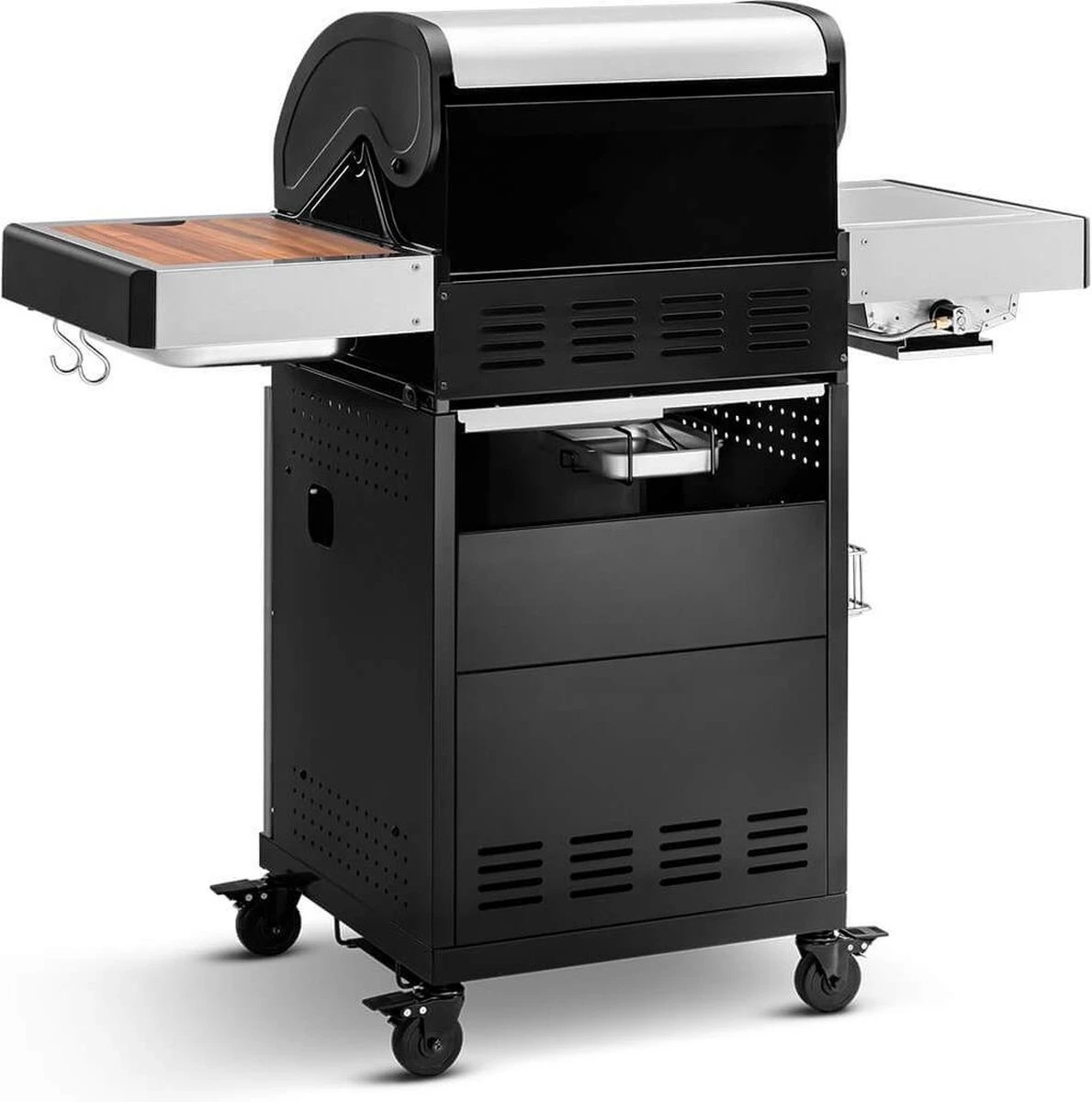 Burnhard Gas BBQ FRED JR. Deluxe - 2 Branders - Incl. Keramische Infraroodbrander & Afdekhoes - Deluxe Burnhard Gas BBQ FRED JR. Deluxe - 2 Branders - Incl. Keramische Infraroodbrander & Afdekhoes - Deluxe -Heng Kookserie Winkel 1189x1200 1