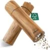 Dieux® - Peper En Zoutmolen Set - Cilinder Vorm - 22CM - Zout Peper Kruiden - 2 Stuks - Acacia Hout - Instelbare Maalgraad - Duurzaam - Luxe Kwaliteit - Hervulbaar - Pepermolen - Zoutmolen - BBQ Accesoires - Pasen -Heng Kookserie Winkel 1195x1200 1
