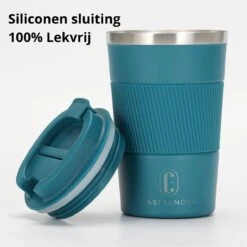 Castagnola Design RVS Koffiebeker To Go - Blauw - 380ml - Thermosbeker - Theebeker -Heng Kookserie Winkel 1198x1200 3