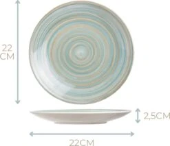 Cosy&Trendy Serviesset 24-delig Turbolino Blauw -Heng Kookserie Winkel 1200x1034