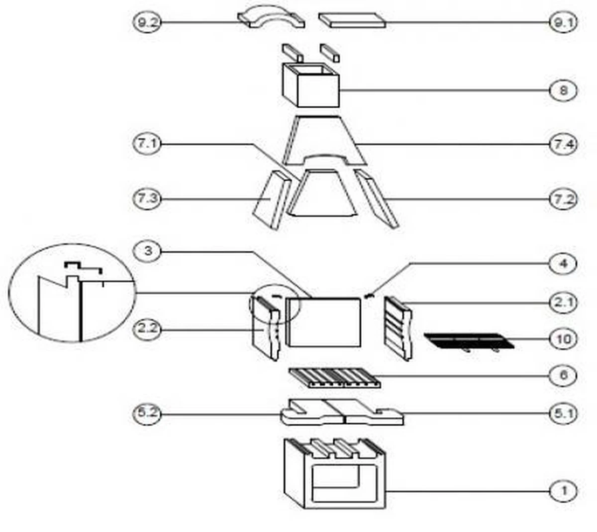 Integard Tuinhaard Houtskoolbarbecue Beton Nr. 9 Integard Tuinhaard Houtskoolbarbecue Beton Nr. 9 -Heng Kookserie Winkel