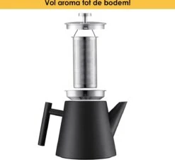 Silberthal - Theepot Met Filter - 1 L - RVS Dubbelwandig - Zwart - Cadeau 6 Silberthal - Theepot Met Filter - 1 L - RVS Dubbelwandig - Zwart - Cadeau -Heng Kookserie Winkel 1200x1091 1