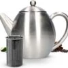 Vaja Valerie - Theepot Met Filter - Dubbelwandig - RVS - 1.2L -Heng Kookserie Winkel 1200x1111