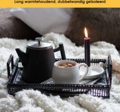 Silberthal - Theepot Met Filter - 1 L - RVS Dubbelwandig - Zwart - Cadeau 5 Silberthal - Theepot Met Filter - 1 L - RVS Dubbelwandig - Zwart - Cadeau -Heng Kookserie Winkel 1200x1123 1