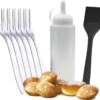 Ocina Poffertjespan Accessoires Set - Doseerfles - Poffertjes Spuitfles - 6x Poffertjes Vork - Kwast - Siliconen Kwast - Bakkwast - Gratis Poffertjes E-Book 1 Ocina Poffertjespan Accessoires Set - Doseerfles - Poffertjes Spuitfles - 6x Poffertjes Vork - Kwast - Siliconen Kwast - Bakkwast - Gratis Poffertjes E-Book -Heng Kookserie Winkel 1200x1148