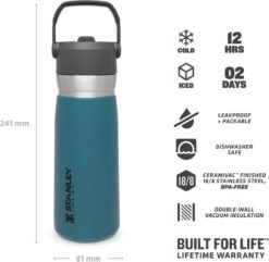 Stanley The IceFlow™ Flip Straw Water Bottle 0,65L - Thermosfles - Saffron 15 Stanley The IceFlow™ Flip Straw Water Bottle 0,65L - Thermosfles - Saffron -Heng Kookserie Winkel 1200x1173