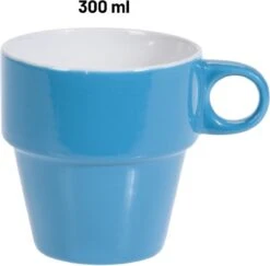 Orange85 Koffiekopjes - Met Houder - Set Van 6 - Gekleurd - 300 Ml - Keramiek -Heng Kookserie Winkel 1200x1179