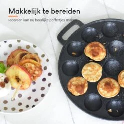 Ocina Poffertjespan Accessoires Set - Doseerfles - Poffertjes Spuitfles - 6x Poffertjes Vork - Kwast - Siliconen Kwast - Bakkwast - Gratis Poffertjes E-Book -Heng Kookserie Winkel 1200x1198 7