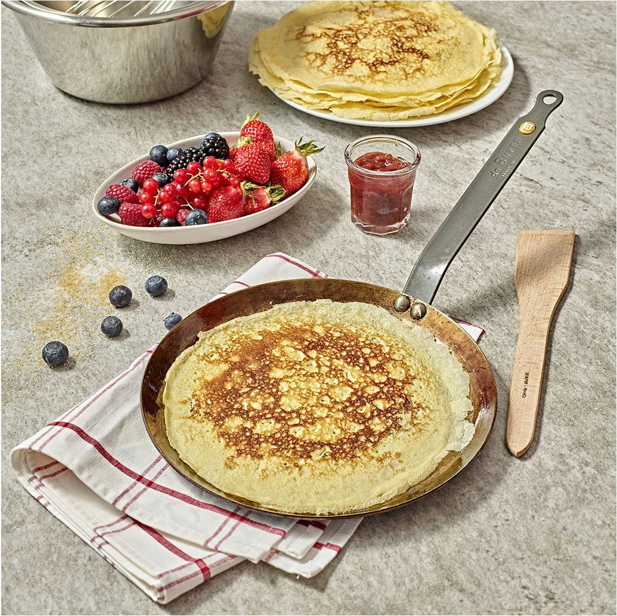 DeBuyer Mineral B Element Crêpe- en pannenkoekenpan - Ø 30 cm DeBuyer Mineral B Element Crêpe- En Pannenkoekenpan - Ø 30 Cm -Heng Kookserie Winkel 1200x1198 8