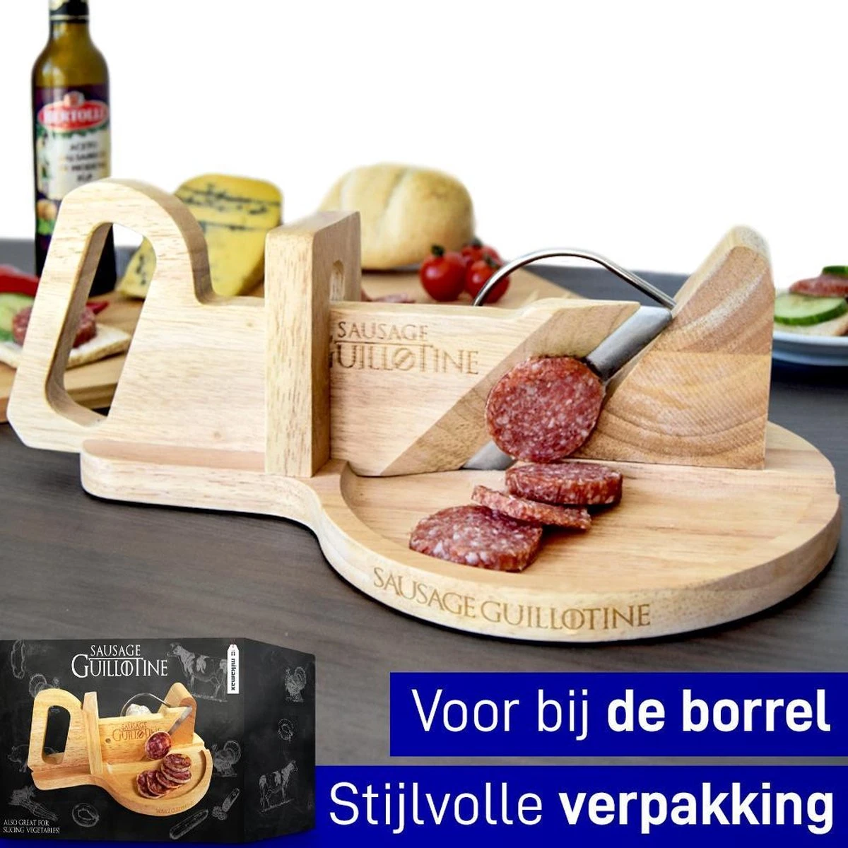 MikaMax Worst Guillotine - Worstsnijder - Worst Snijplank - Sausage Guillotine - Makkelijk Schoon Te Maken - RVS Mes - Bamboe - 30 x 19cm MikaMax Worst Guillotine - Worstsnijder - Worst Snijplank - Sausage Guillotine - Makkelijk Schoon Te Maken - RVS Mes - Bamboe - 30 X 19cm -Heng Kookserie Winkel 1200x1200 112