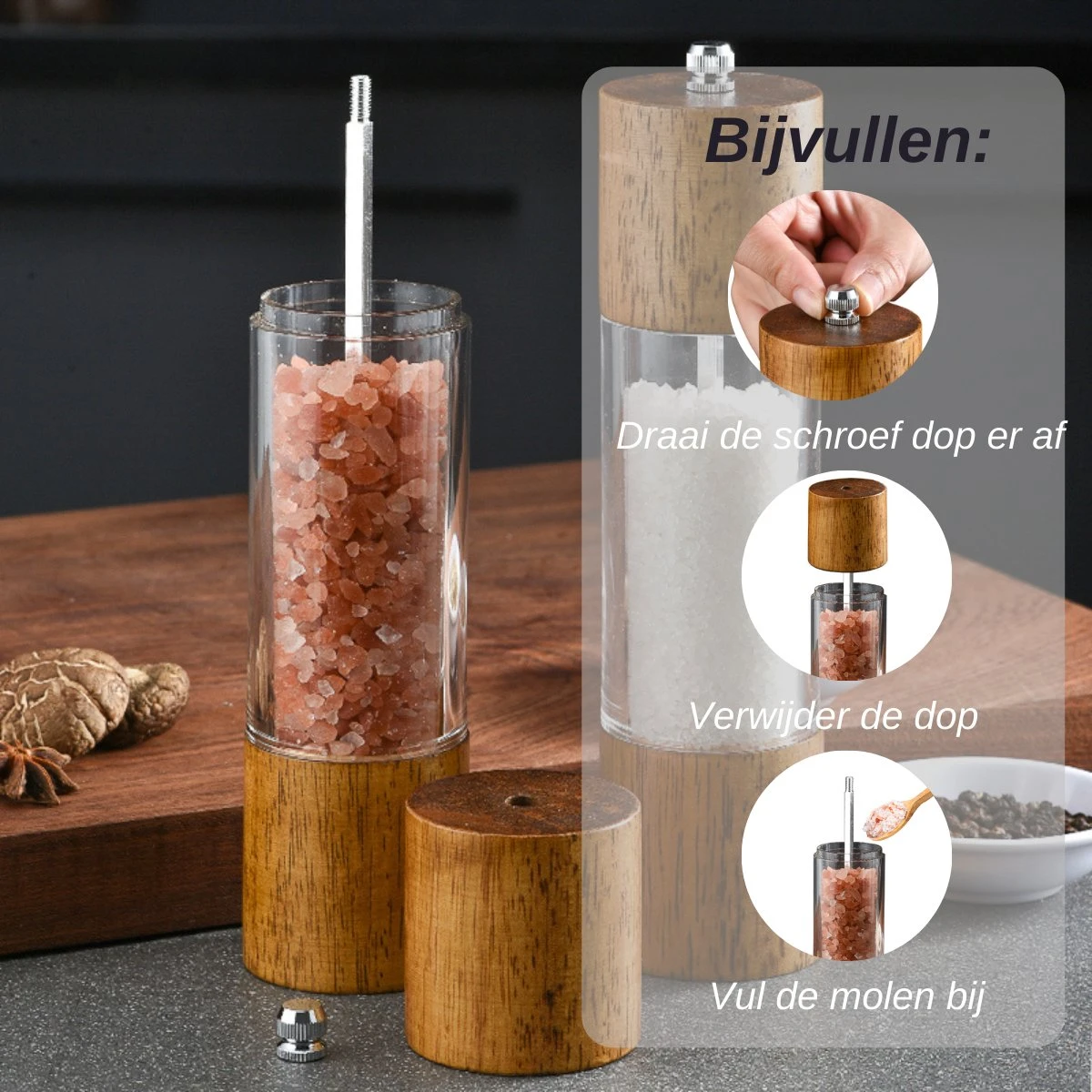 VAIVE Peper en Zoutmolen Set - Pepermolen VAIVE Peper En Zoutmolen Set - Pepermolen -Heng Kookserie Winkel 1200x1200 119