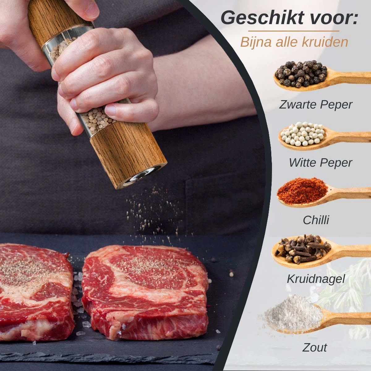 VAIVE Peper en Zoutmolen Set - Pepermolen VAIVE Peper En Zoutmolen Set - Pepermolen -Heng Kookserie Winkel 1200x1200 120