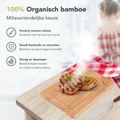 Rochester Snijplanken Hout – Borrelplank – Serveerplank - 3-Delig – Organisch Bamboe – Luxe Design – Hygienisch En Duurzaam 8 Rochester Snijplanken Hout – Borrelplank – Serveerplank - 3-Delig – Organisch Bamboe – Luxe Design – Hygienisch En Duurzaam -Heng Kookserie Winkel 1200x1200 127