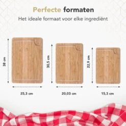 Rochester Snijplanken Hout – Borrelplank – Serveerplank - 3-Delig – Organisch Bamboe – Luxe Design – Hygienisch En Duurzaam 10 Rochester Snijplanken Hout – Borrelplank – Serveerplank - 3-Delig – Organisch Bamboe – Luxe Design – Hygienisch En Duurzaam -Heng Kookserie Winkel 1200x1200 129