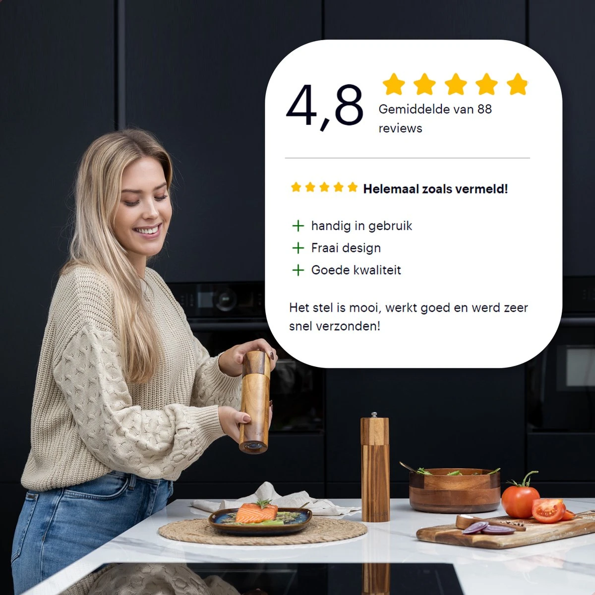 Deleca Luxe Peper en Zoutmolen Set - Zout / Pepermolen - Handmatig - Met Navul Lepel & Geschenkdoos - Acacia Hout - Rond Deleca Luxe Peper En Zoutmolen Set - Zout / Pepermolen - Handmatig - Met Navul Lepel & Geschenkdoos - Acacia Hout - Rond -Heng Kookserie Winkel 1200x1200 151