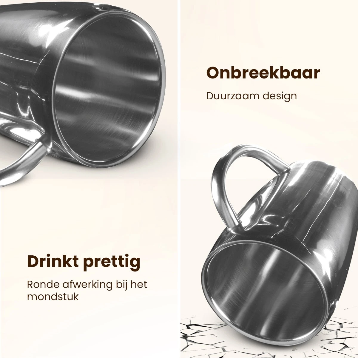 Beker RVS Dubbelwandig 200ml lang warm Set van 2 kopjes mooie set bekers van Roestvrij staal Lupine Beker RVS Dubbelwandig 200ml Lang Warm Set Van 2 Kopjes Mooie Set Bekers Van Roestvrij Staal -Heng Kookserie Winkel 1200x1200 173