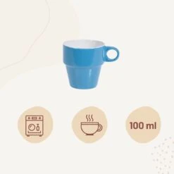 Orange85 Koffiekopjes - Met Houder - Set Van 6 - Gekleurd - 300 Ml - Keramiek -Heng Kookserie Winkel 1200x1200 268