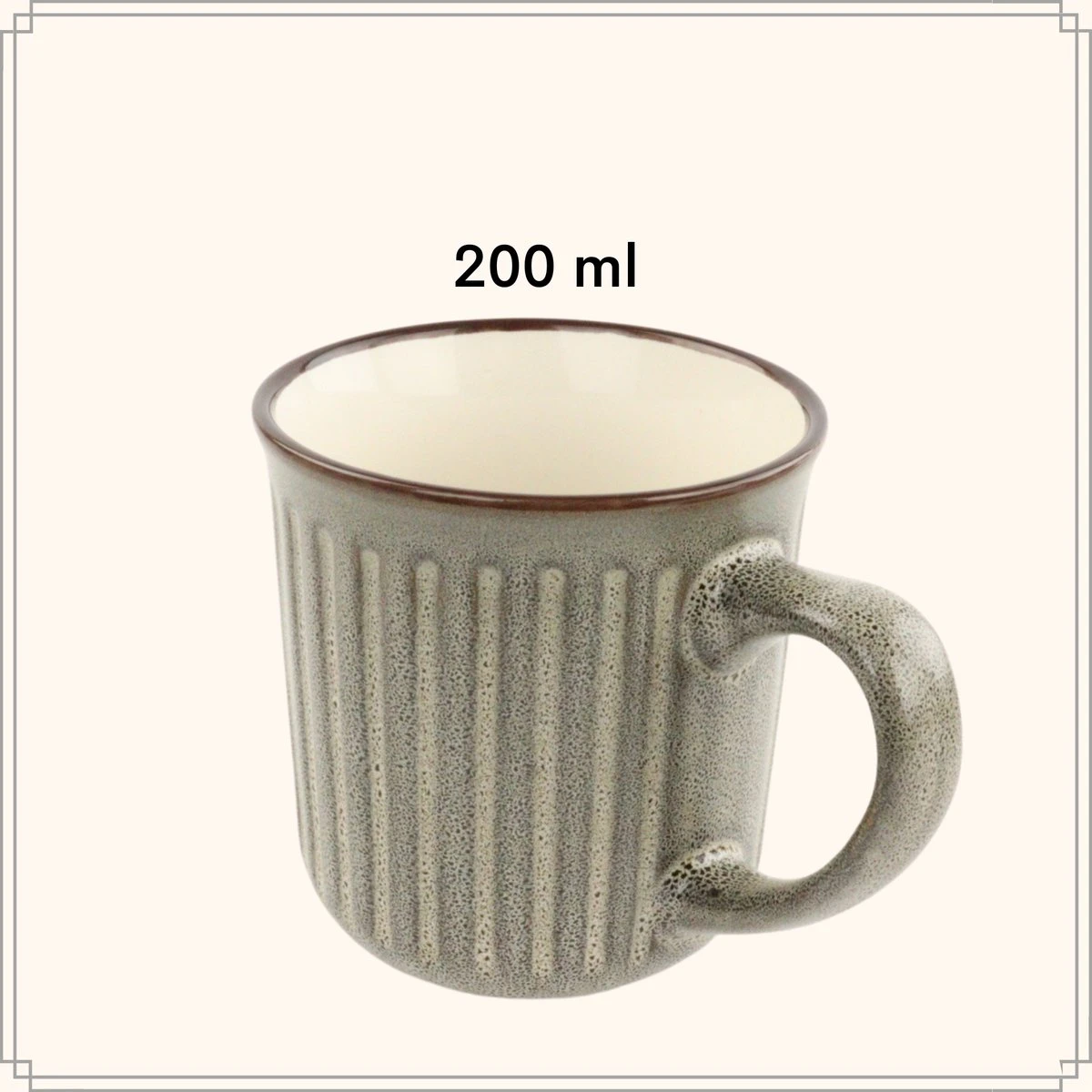 OTIX Koffiekopjes - met Oor - Set van 4 - Aardewerk - 200 ml OTIX Koffiekopjes - Met Oor - Set Van 4 - Aardewerk - 200 Ml -Heng Kookserie Winkel 1200x1200 297