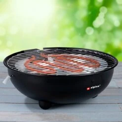 Alpina Elektrische BBQ - Tafel-Barbecue - Geen Rook - Binnen Barbecueën - 1250W - Ø 30 Cm - Zwart 11 Alpina Elektrische BBQ - Tafel-Barbecue - Geen Rook - Binnen Barbecueën - 1250W - Ø 30 Cm - Zwart -Heng Kookserie Winkel 1200x1200 320