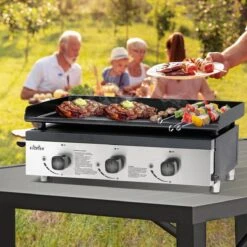 Bighorn Plancha Grill - Gasbarbecue – Tabletop – Draagbaar – 3 Branders -Heng Kookserie Winkel 1200x1200 344