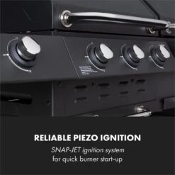 Klarstein Kingsville Double Barbecue - Houtskool- En Gasbarbecue - Smoker BBQ - Inclusief Deksels En Thermometer - Met 2 Roosters - Zwart -Heng Kookserie Winkel 1200x1200 349