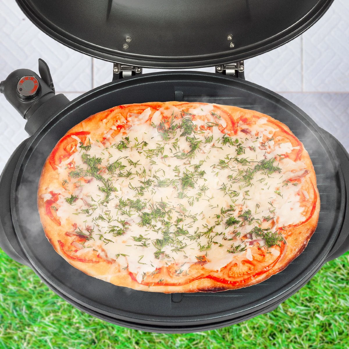 KitchenBrothers Elektrische BBQ - met Grillplaat - Anti-aanbaklaag - Incl. Plank/Houders - Grilloppervlak 46,5x33,8cm - tot 300°C - 2400W - Zwart KitchenBrothers Elektrische BBQ - Met Grillplaat - Anti-aanbaklaag - Incl. Plank/Houders - Grilloppervlak 46,5x33,8cm - Tot 300°C - 2400W - Zwart -Heng Kookserie Winkel 1200x1200 358