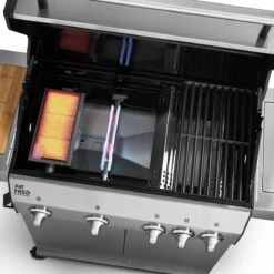 Burnhard Gas BBQ Big FRED Deluxe - 4 Branders - Incl. Keramische Infraroodbrander & Afdekhoes - Deluxe -Heng Kookserie Winkel 1200x1200 375