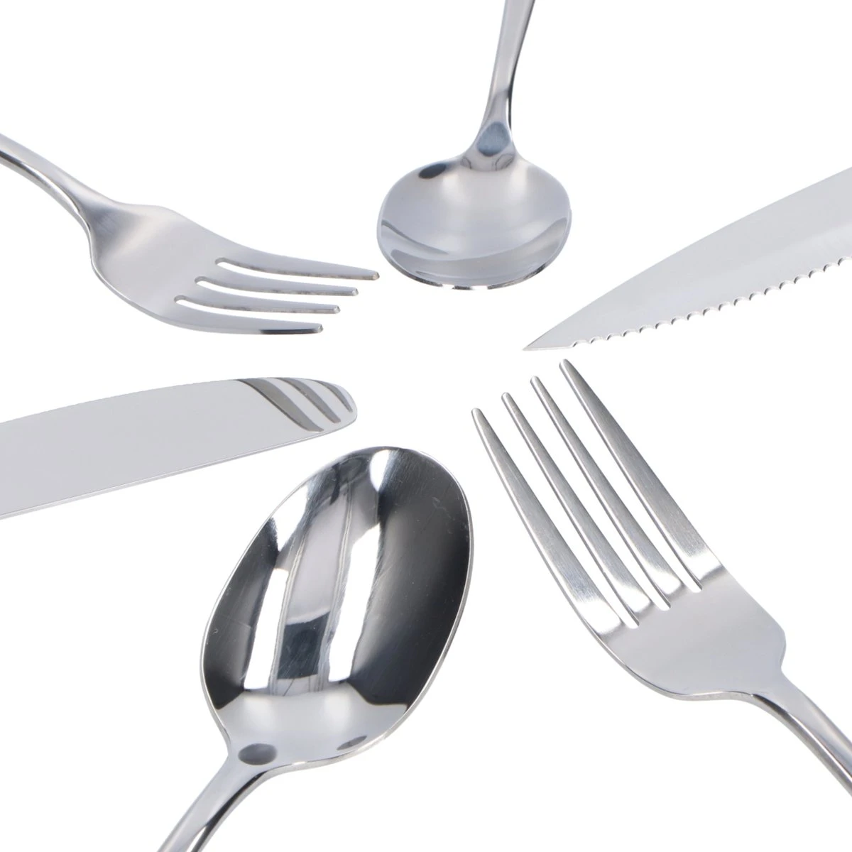 Deleca 8 Persoons Bestekset (48-delig) - Lepels, Messen, Vorken & Steakmessen - Vaatwasserbestendig - Zilver / RVS Deleca 8 Persoons Bestekset (48-delig) - Lepels, Messen, Vorken & Steakmessen - Vaatwasserbestendig - Zilver / RVS -Heng Kookserie Winkel 1200x1200 49