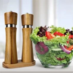 Nimma® Peper En Zoutmolen Set - Incl Navul Lepel - Verstelbare Maalgraad - Acacia Hout -Heng Kookserie Winkel 1200x1200 72