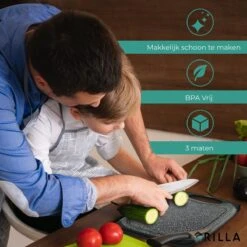 Grilla Snijplankenset - 3 Stuks - Marmer Look - Snijplank Set Kunststof -Heng Kookserie Winkel 1200x1200 92