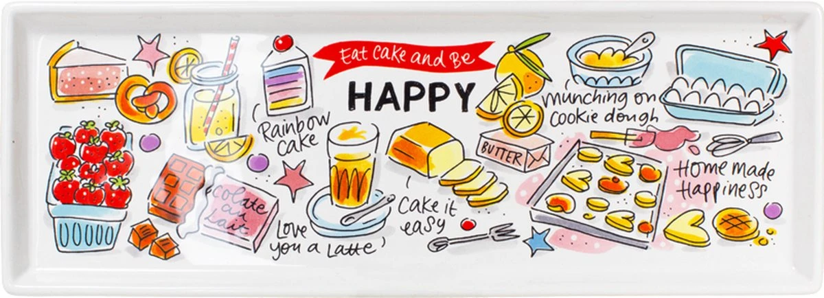 Blond Amsterdam, Happy - Cakeschaal Blond Amsterdam, Happy - Cakeschaal -Heng Kookserie Winkel