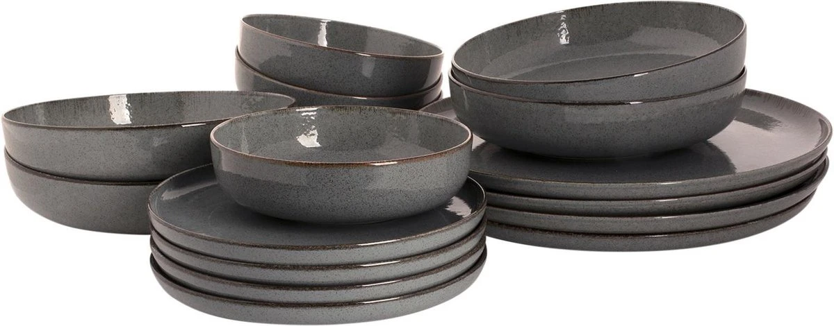 Palmer Serviesset Antigo Porselein 4-persoons 16-delig Blauw Palmer Serviesset Antigo Porselein 4-persoons 16-delig Blauw -Heng Kookserie Winkel