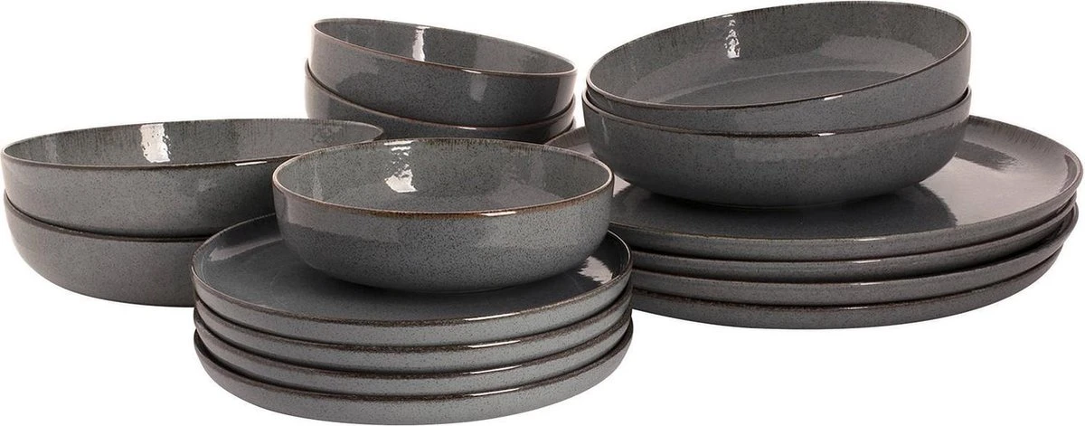 Palmer Serviesset Antigo Porselein 4-persoons 16-delig Blauw Palmer Serviesset Antigo Porselein 4-persoons 16-delig Blauw -Heng Kookserie Winkel