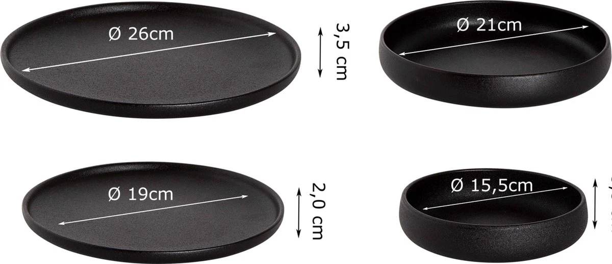 Maastricht Porselein Serviesset Universe Porselein 6-persoons 24-delig Zwart Maastricht Porselein Serviesset Universe Porselein 6-persoons 24-delig Zwart -Heng Kookserie Winkel 1200x518 1