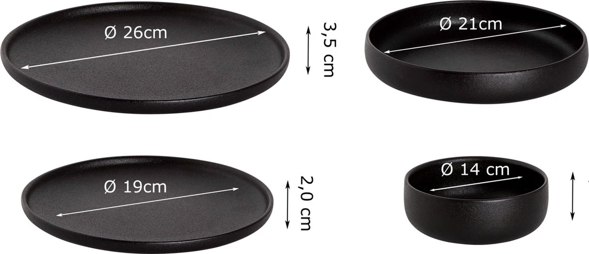 Maastricht Porselein Serviesset Universe Porselein 6-persoons 24-delig Zwart Maastricht Porselein Serviesset Universe Porselein 6-persoons 24-delig Zwart -Heng Kookserie Winkel 1200x518 2