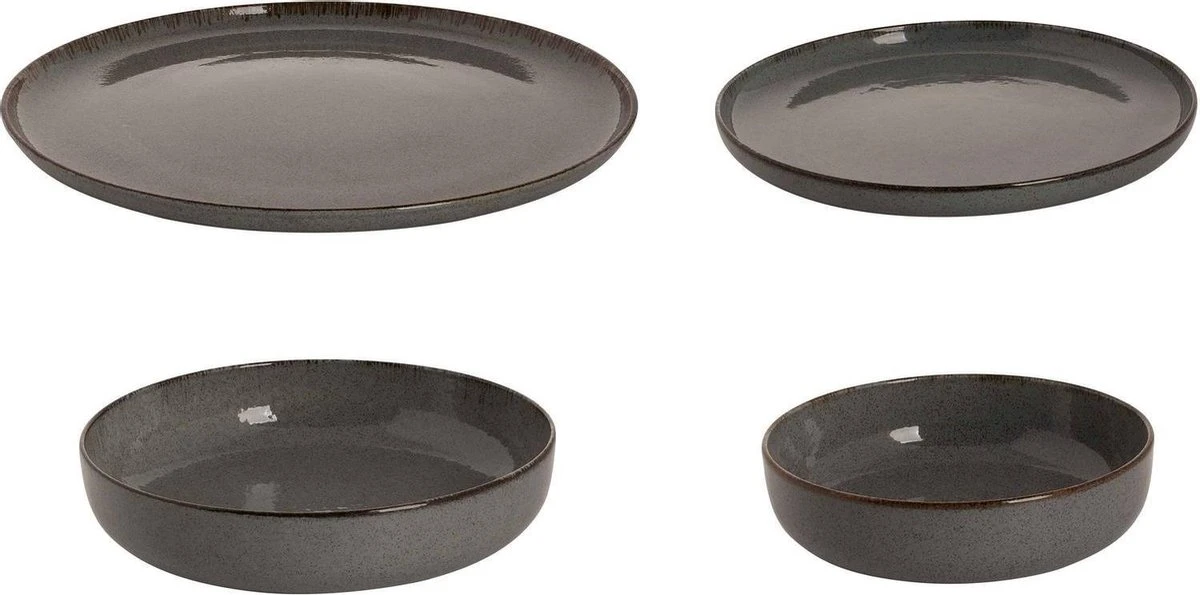 Palmer Serviesset Antigo Porselein 4-persoons 16-delig Blauw Palmer Serviesset Antigo Porselein 4-persoons 16-delig Blauw -Heng Kookserie Winkel