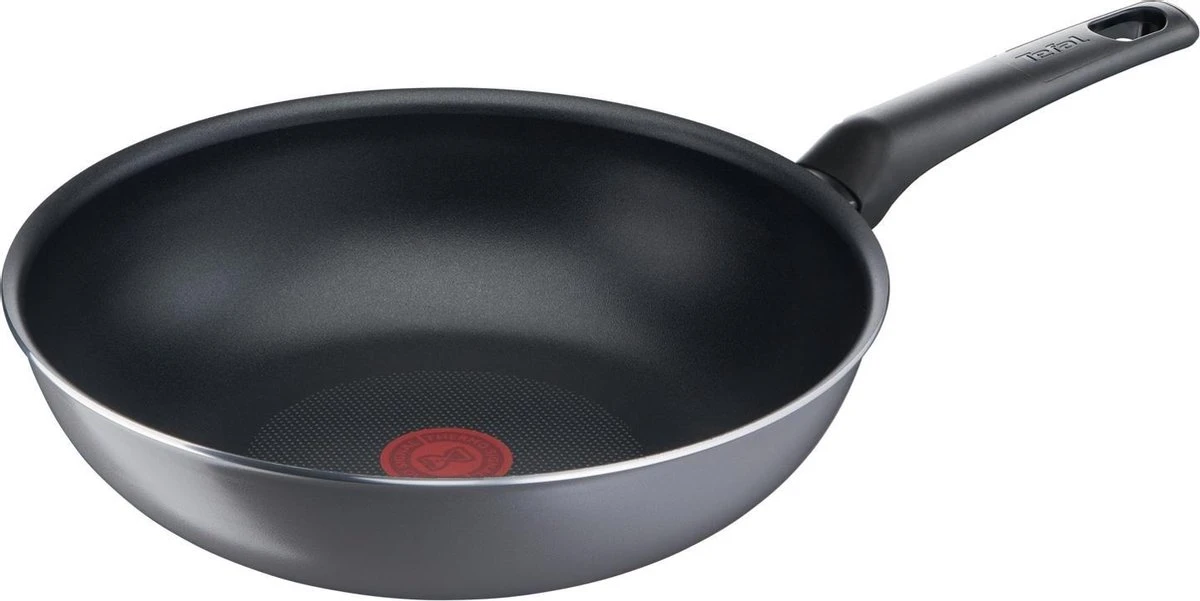 Tefal Easy Plus Pannenset - Koekenpan Ø 24 cm + Wokpan Ø 28 cm - Niet geschikt voor inductie Tefal Easy Plus Pannenset - Koekenpan Ø 24 Cm + Wokpan Ø 28 Cm - Niet Geschikt Voor Inductie -Heng Kookserie Winkel