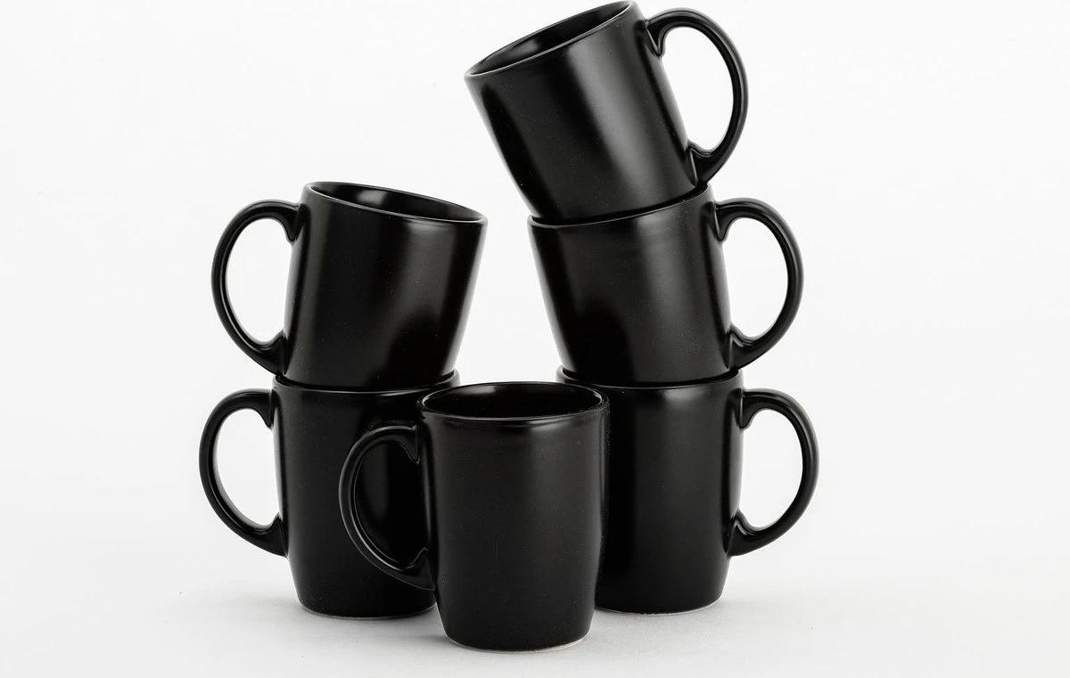 Lite-Body - Hermes - Thee Beker 30cl set van 6 - Zwart mat Lite-Body - Hermes - Thee Beker 30cl Set Van 6 - Zwart Mat -Heng Kookserie Winkel 1200x761 1