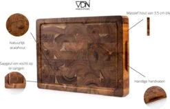 VDN Professionele Snijplank Acacia Hout Met Sapgeul En Handvatten – Hakblok 26x38x3.5 Cm 6 VDN Professionele Snijplank Acacia Hout Met Sapgeul En Handvatten – Hakblok 26x38x3.5 Cm -Heng Kookserie Winkel 1200x770
