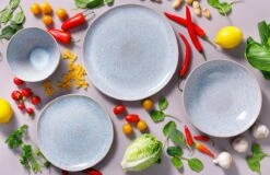 Palmer Serviesset Light Blue Sea Stoneware 6-persoons 24-delig Blauw -Heng Kookserie Winkel 1200x776