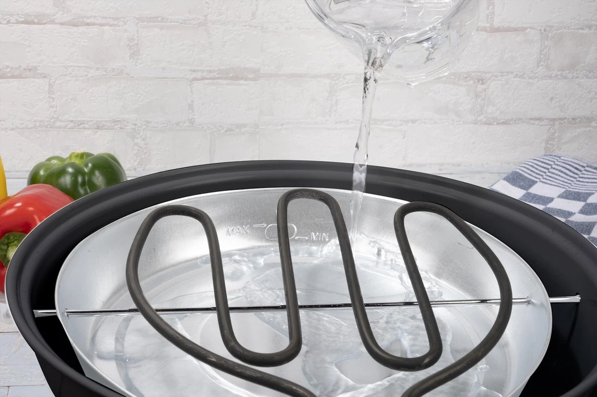 alpina Elektrische BBQ - Tafel-Barbecue - Geen Rook - Binnen Barbecueën - 1250W - Ø 30 Cm - Zwart Alpina Elektrische BBQ - Tafel-Barbecue - Geen Rook - Binnen Barbecueën - 1250W - Ø 30 Cm - Zwart -Heng Kookserie Winkel 1200x798 5