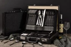 Swiss Pro+ Bestekset In Koffer-72 Delig-12 Persoons-Zwitsers Kwaliteit-Complete Set-100% Roestvrijstaal-Modern -Heng Kookserie Winkel 1200x799 6