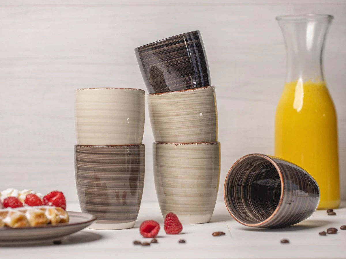 Studio Tavola Bekers Vintage Loft 350 ml - 6 Stuks Studio Tavola Bekers Vintage Loft 350 Ml - 6 Stuks -Heng Kookserie Winkel 1200x899 10