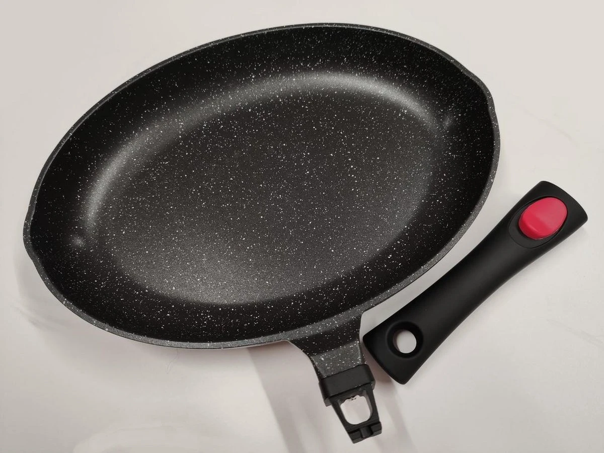 Satoshi Vispan Ø34 CM - Afneembare handgreep - Marble coating - Gietaluminium Satoshi Vispan Ø34 CM - Afneembare Handgreep - Marble Coating - Gietaluminium -Heng Kookserie Winkel 1200x900 1