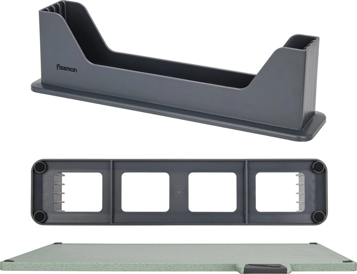 Fissman Luxe Index Snijplankenset - Met Houder - 4 Stuks - 30x22.5cm Fissman Luxe Index Snijplankenset - Met Houder - 4 Stuks - 30x22.5cm -Heng Kookserie Winkel